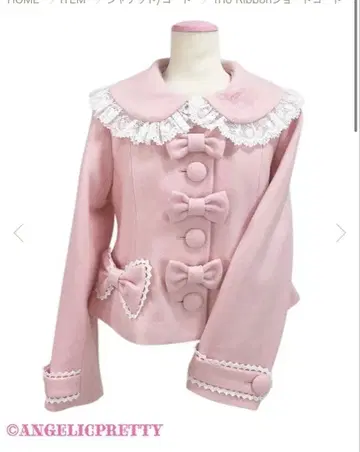 엔젤릭 프리티 Trio Ribbon 숏코트