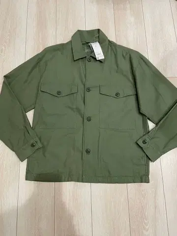 back number 밀리터리 셔츠 자켓 새상품 카키