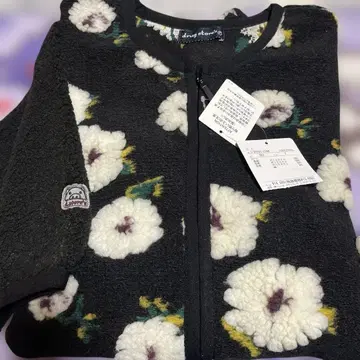 drugstore 꽃무늬 플리스 자켓 사이즈, 양말 선물 드립니다