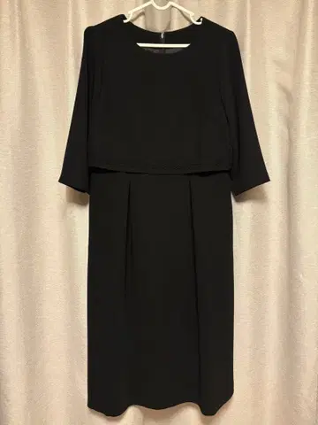 블랙 포멀 원피스 수트 상복