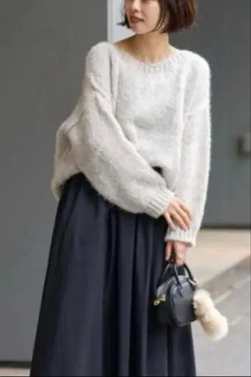 TRICOTS JEAN MARC 모헤어 혼방 니트 풀오버 스웨터