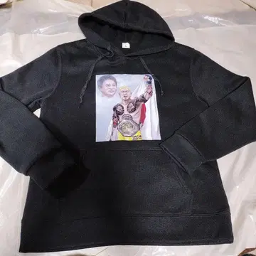 구제 의류 레어 코미디 하마다 마츠모토 격투가 프린트 블랙 후드티