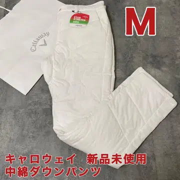 [ 새상품 ] 캘러웨이 충전솜 다운 팬츠 화이트 M 사이즈