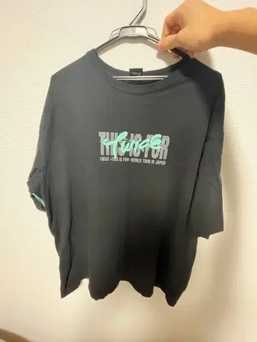 TWICE THIS IS FOR popup T셔츠 BLACK MINA