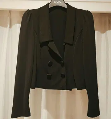 FOXEY NEWYORK 자켓 가디건 블랙 40 M