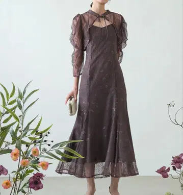 카나 3way 레이스 볼레로 세트 2점 세트 포멀 드레스 L