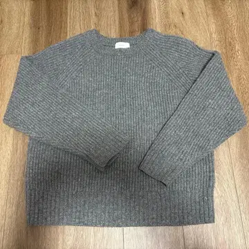 카구레 그레이 긴팔 니트