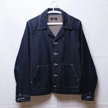 [ Dapper's / 다퍼즈 ] 데님 커버올 워크 자켓 다크 네이비