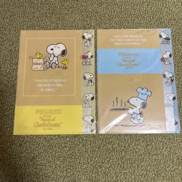 스누피 피넛 5 포켓 클리어 파일