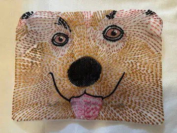 브리짓 타나카 Brigitte Tanaka 개 자수 파우치