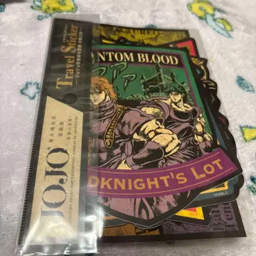 아라키 히로히코 원화전 죠죠의 기묘한 모험 결전의 땅 트래블 스티커