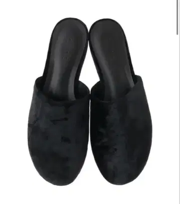 CLANE VELOUR FLAT MULES36