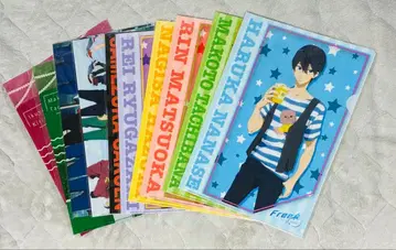 Free! 로손 콜라보 클리어 파일 세트