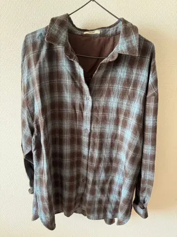 BEAMS HEART 체크 셔츠