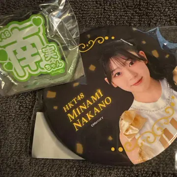 HKT48 나카노 미나미 캔뱃지 네임링 캡슐복권 14주년 기념ver