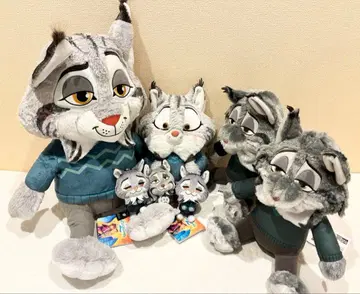 주토피아2 파우버트 BIG 봉제 인형 세트 4