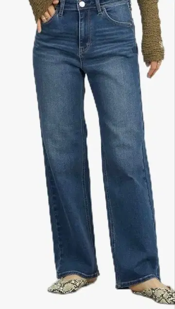 새상품급 에드윈 EDWIN 와이드 데님 팬츠 31인치