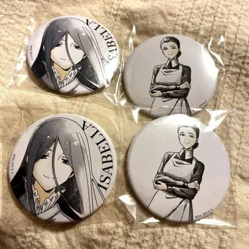 약속의 네버랜드 이자벨라 캔뱃지 4개 세트