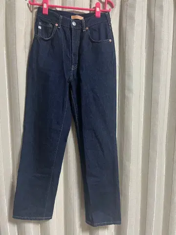 썸씽 ELSA 빈티지 스트레이트 데님 S