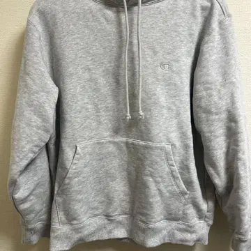 Champion 그레이 후드티 M