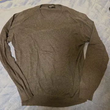 존스메들리 코튼 니트 긴팔 차콜 그레이 M