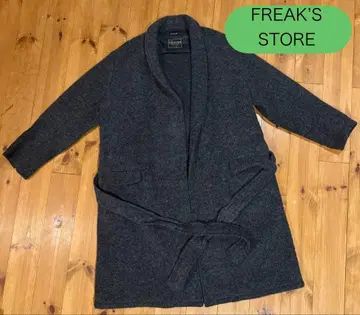 [FREAK'S STORE] 다크 그레이 체스터 코트 벨트 포함
