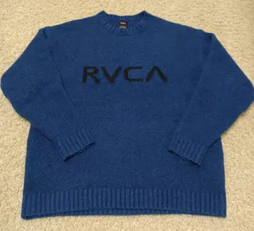 새상품급 RVCA 루카 남성용 BIG KNIT 스웨터 네이비/S사이즈