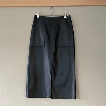 [ ICB ] 인조 가죽 타이트 스커트