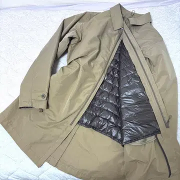몽벨 스텐카라 코트 다운 라이너 3way 베이지 L 사이즈