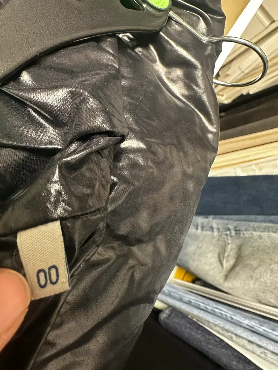 Moncler black glossy padded jacket