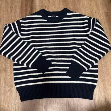 IENA 보더 긴팔 니트