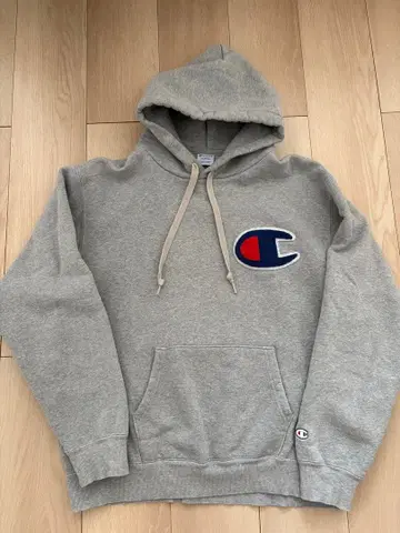 Champion 그레이 후드티