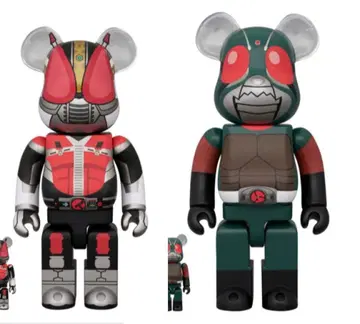 베어브릭 가면라이더 전왕 스카이라이더 400% 피규어 세트