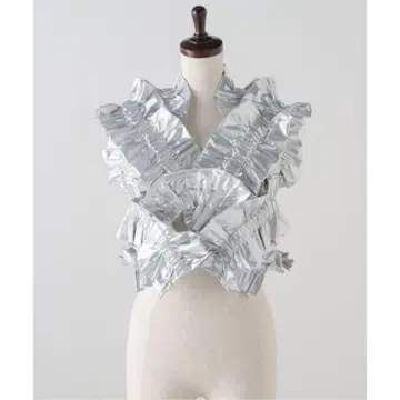 [ HOUGA ] kiki frill vest