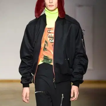 폴 스미스 19aw 블랙 MA-1 블루종