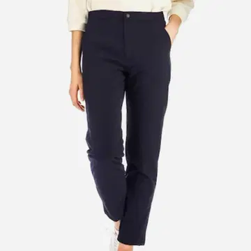 [ 새상품 ] UNIQLO 블록 테크 웜 이지 팬츠 XS 네이비