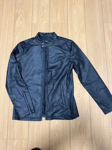 블랙 가죽 자켓