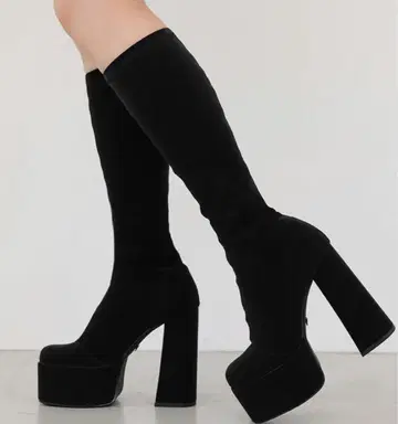 Darich 울트라 스트레치 롱 부츠 BLK XS 사이즈