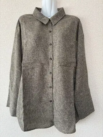 amr 아뮤레 버튼 달린 긴팔 셔츠 자켓