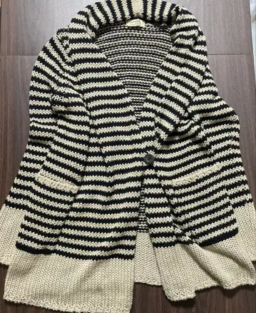 프레임워크 보더 가디건 아우터