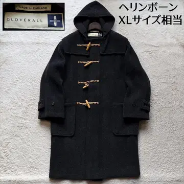 새상품급 글로버올 더플 코트 킹스턴 헤링본 그레이 XL