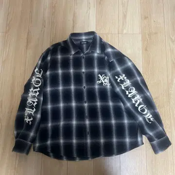 XLARGE 체크 무늬 긴팔 셔츠 가격 인하