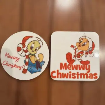 트위티 크리스마스 코스터 세트