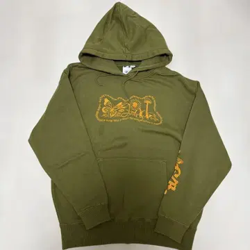 x-girl 올리브색 후드티