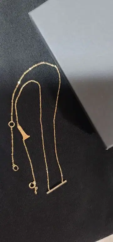 히로타카 Hirotaka 다이아몬드 숏바 목걸이