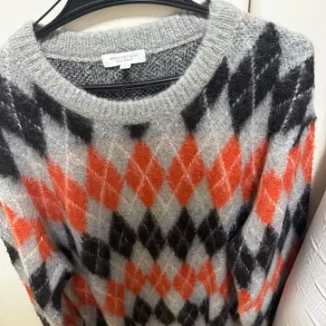 BEAUTY&YOUTH 아가일 니트 M 사이즈