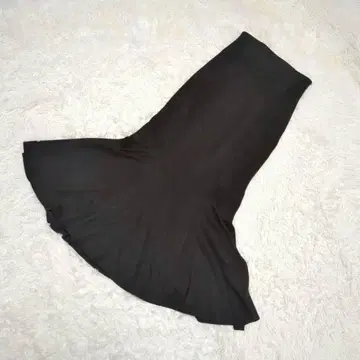 LAUIR 블랙 머메이드 스커트 롱 스커트 라우어 블랙 XL