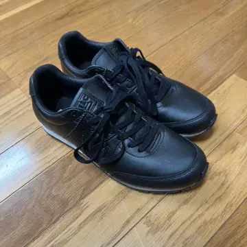 MIZUNO 미즈노 스니커즈 26.5 가죽 블랙 키퍼