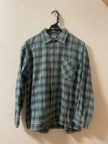 90s 스케이터 체크 플란넬 셔츠