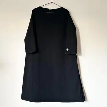 블랙 티셔츠 원피스 긴팔